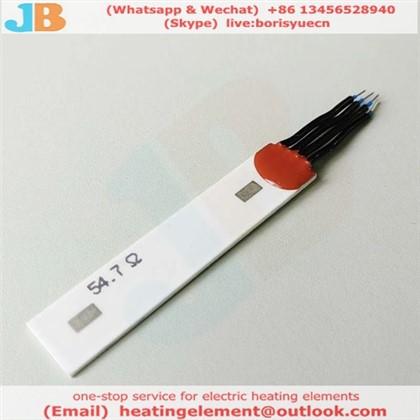 Keraaminen lämmityselementti hiusten suoristimelle